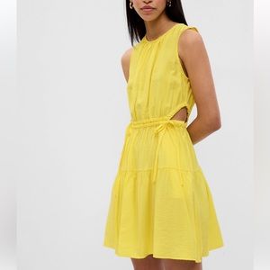 Gap Side-Tie Cutout Mini Dress